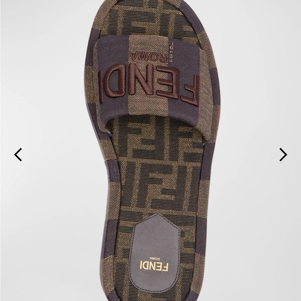 Fendi
Sunshine Pequin Striped Platform Sandals